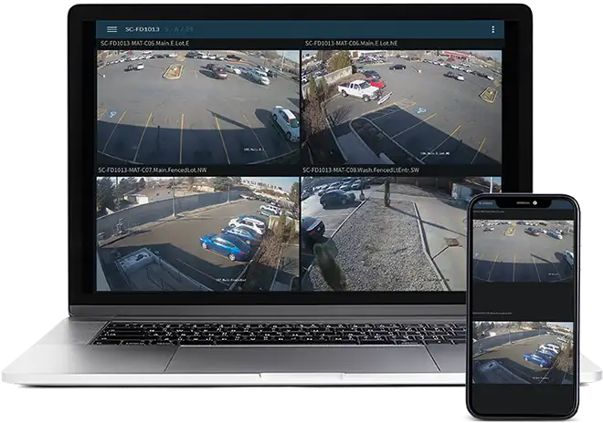 Laptop and phone monitoring examples